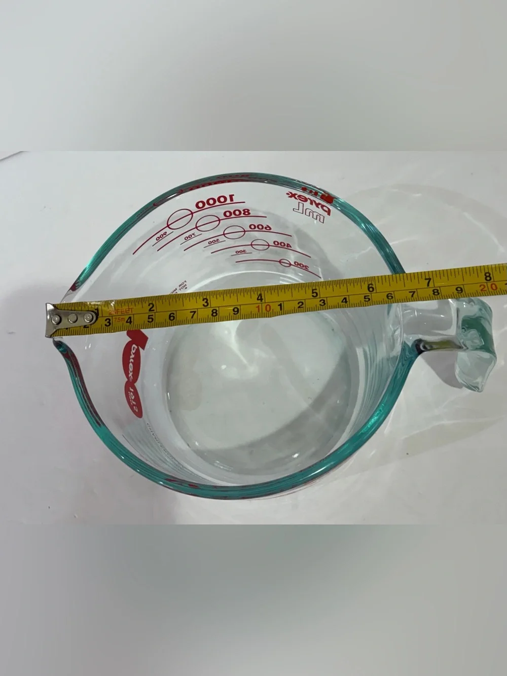 100 Years Commemorative Pyrex Clear Glass 4 Cup Measuring Bowl